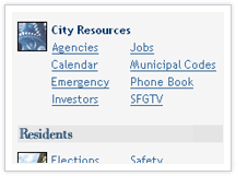 City of San Francisco Sfgov.org Web Development