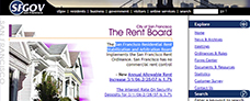 City of San Francisco Residential Rent Stabilization and Arbitration Board. Project Details: website design, web development services