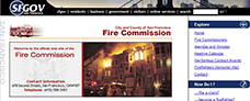 City of San Fransico Fire Commission. Project Details: web development and CMS Maintenance