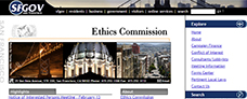 City of San Fransico Ethics Commission. Project Details: web design and website development services