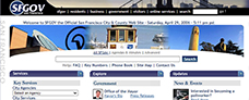 City of San Fransico Sfgov.org. Project Details: website design and web development services